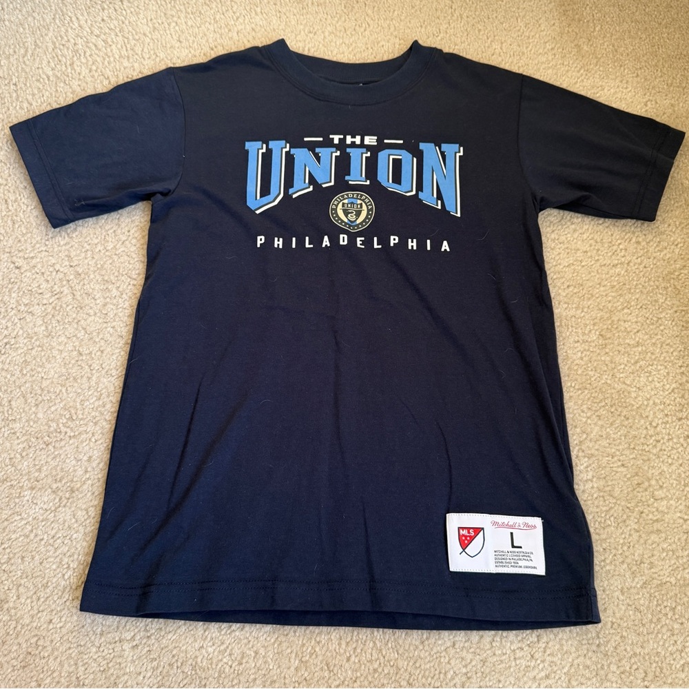 Philadelphia Union YL Navy T-shirt (from the M&N MLS Teams Collection)